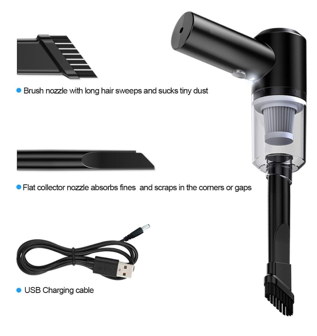2 in 1 Vacuum Cleaner-Handheld Vacuum Car Cleaner