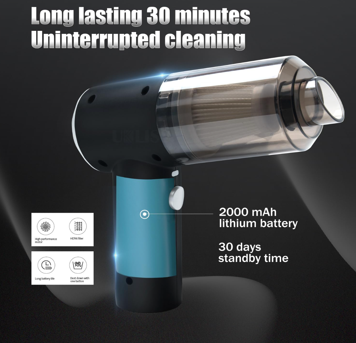 2 in 1 Vacuum Cleaner-Handheld Vacuum Car Cleaner